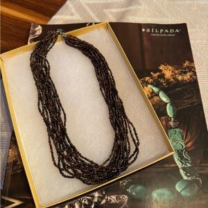 Silpada Eight -Strand Copper Pearl Necklace
